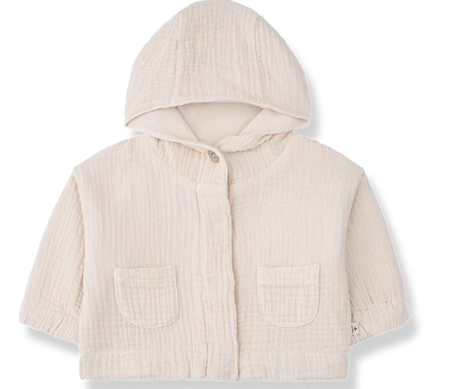 1+ IN THE FAMILY FELIX LINED JACKET (3M-24M)
