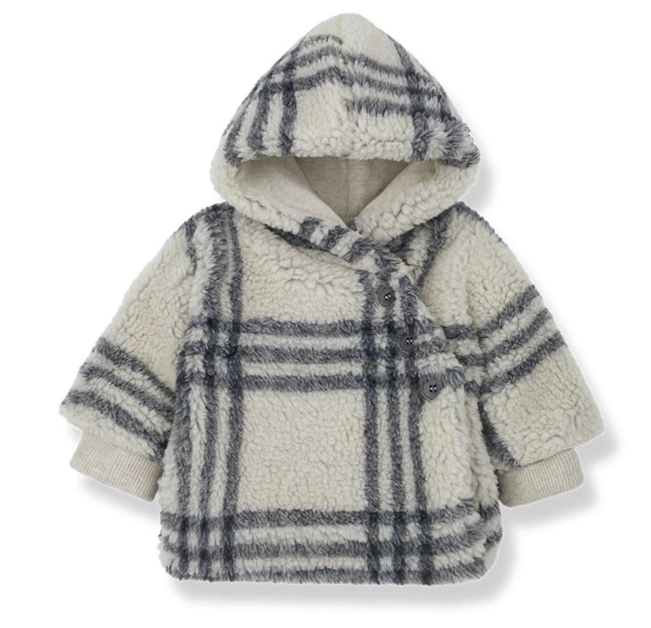 1+ IN THE FAMILY FURRY JACKET (3M-48M)