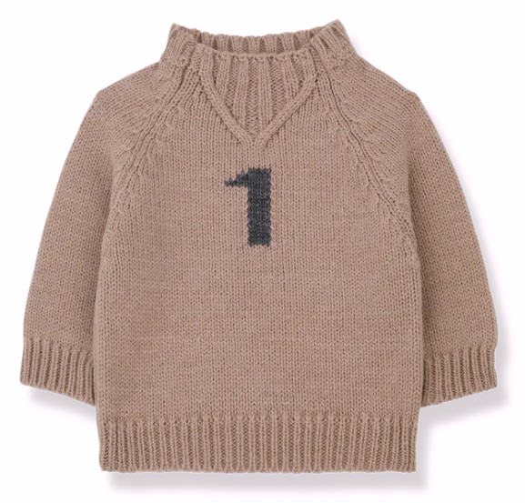 1+ IN THE FAMILY NUMBER 1 SWEATER(9M-48M)