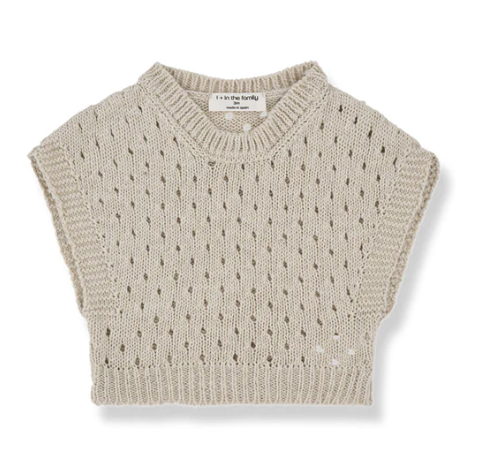 1+ IN THE FAMILY SIENA VEST (6M-12M)