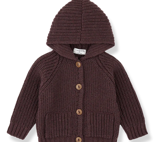1+ IN THE FAMILY MORTEN HOODED JACKET (6M-36M)