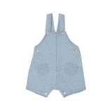 1+ IN THE FAMILY SKIROS SHORT DUNGAREES (6M-24M)