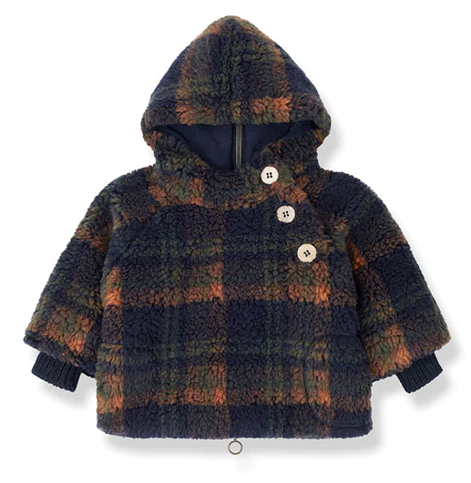 1+ IN THE FAMILY BOI JACKET W/HOOD (12M-48M)