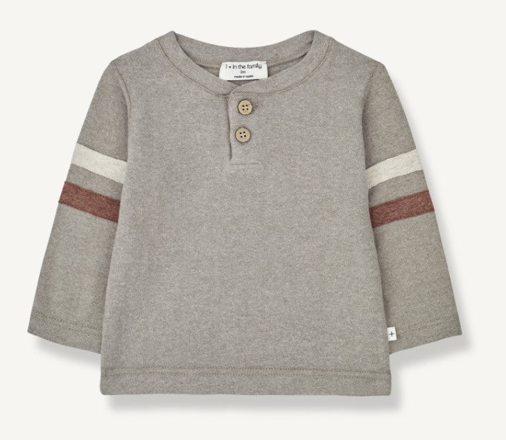 1+ IN THE FAMILY HENLEY TOP(6M-48M)