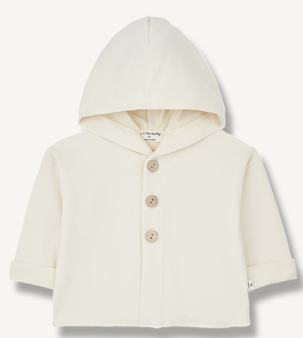 1+ IN THE FAMILY PAOLO HOOD JACKET (3M-24M)