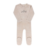 ELY & CO EMBROIDERED ABC FOOTIE (9M-18M)