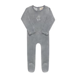 ELY & CO METALLIC WREATH FOOTIE (9M-18M)