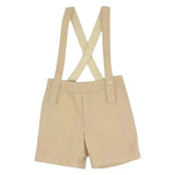 TIA CIBANI ARCHIE TUFTED SUSPENDER SHORTS (2-6Y)