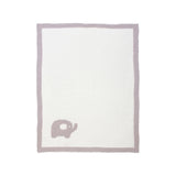 MALIBU LUXXE REVERSIBLE ELEPHANT BLANKET(OS)