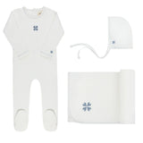 ELY & CO CLOVER PRINT TAKE ME HOME SET (3M-6M)