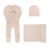 ELY & CO EMBROIDERED ABC TAKE ME HOME SET (3M-6M)