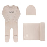 ELY & CO EMBROIDERED ABC TAKE ME HOME SET (3M-6M)
