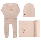 ELY & CO STRIPE COLLECTION TAKE ME HOME SET (3M-6M)