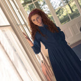 LITTLE TEMPEST TAFFETA TIE CROPPED SHIRT (12-22Y)