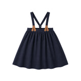 LITTLE TEMPEST WOOL SUSPENDER SKIRT (2-14Y)