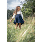 LITTLE TEMPEST WOOL SUSPENDER SKIRT (2-14Y)