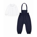LITTLE TEMPEST GIRLS HALTER ROMPER W/SHIRT (12M-3Y)