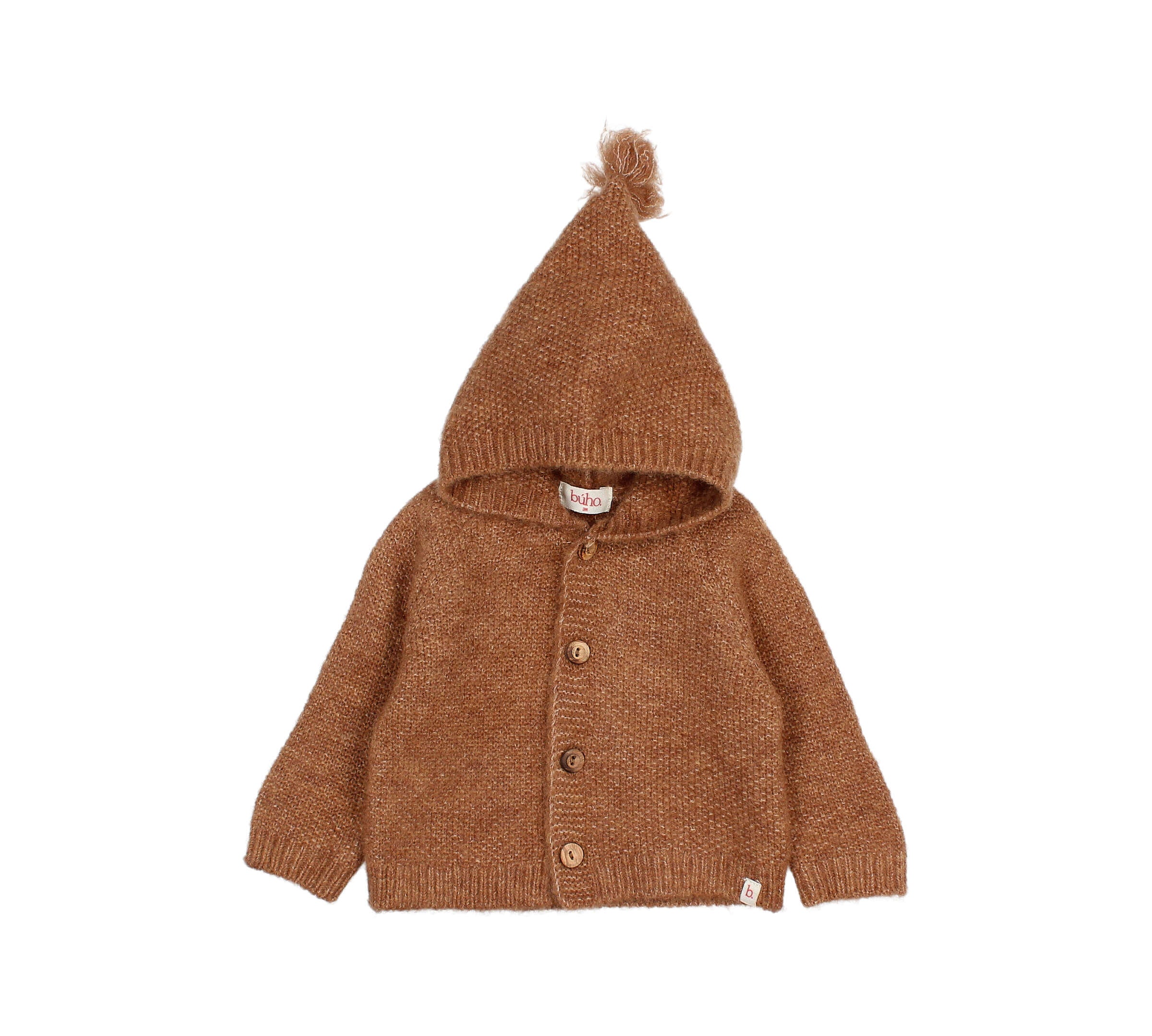 BUHO BB HOOD CARDIGAN (6M-24M)