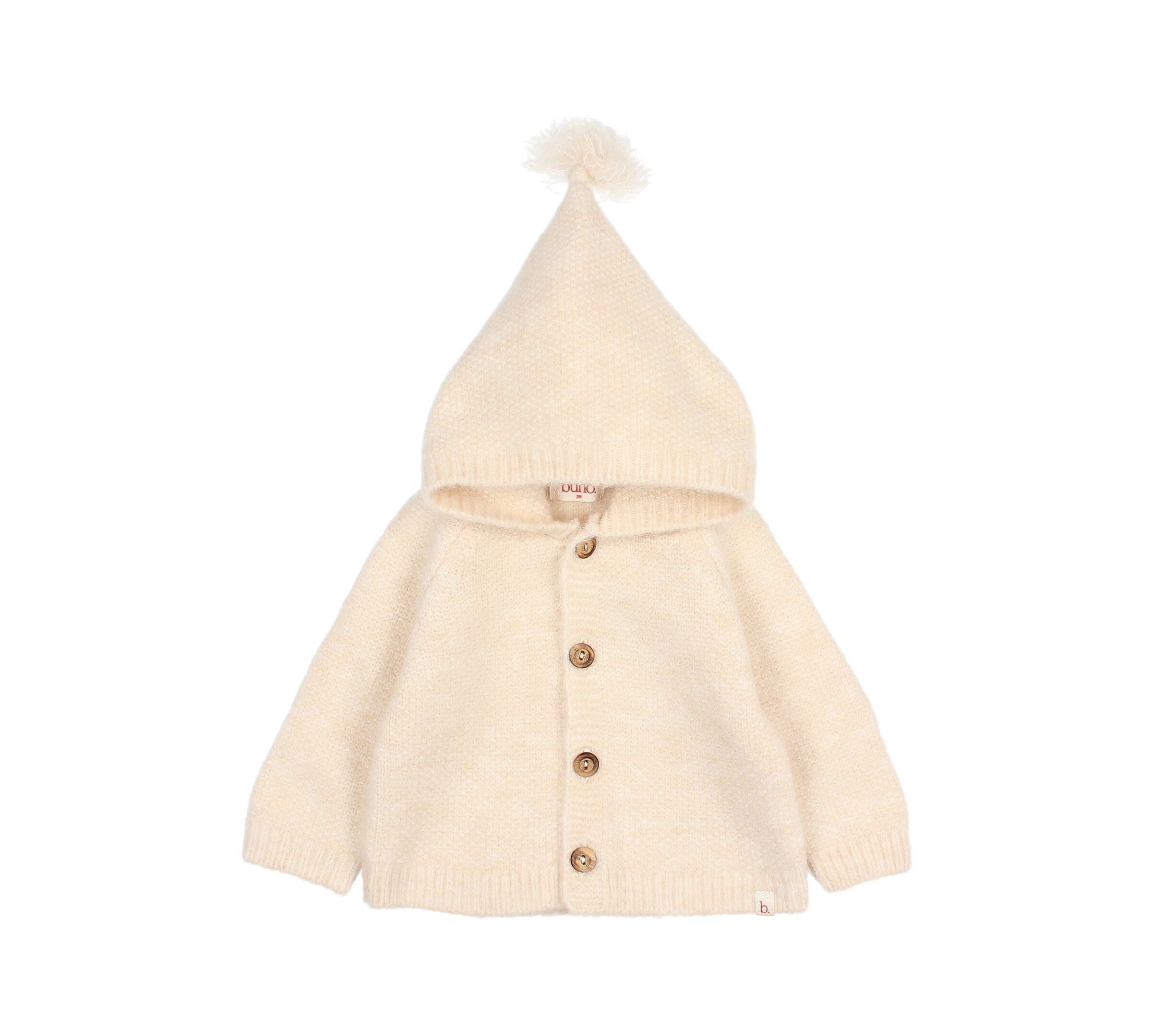 BUHO BB HOOD CARDIGAN (6M-24M)