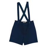 TIA CIBANI ARCHIE TUFTED SUSPENDER SHORTS (2-6Y)