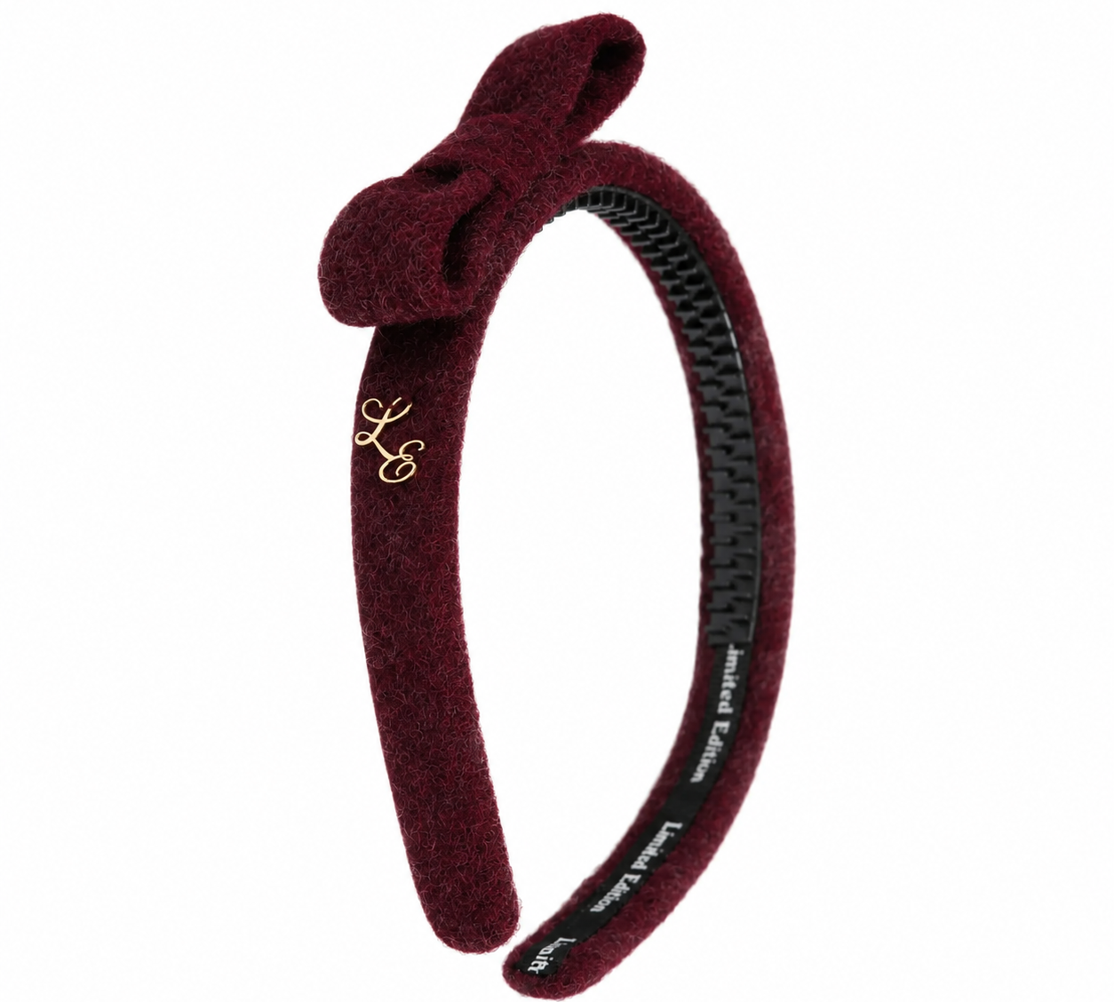 LIMITED EDITION BRUSHED WOOL BOW HEADBAND