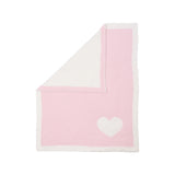 MALIBU LUXXE REVERSIBLE HEART BLANKET (OS)
