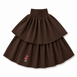 LITTLE PARNI FRENCH TERRY SKIRT (3-16Y)