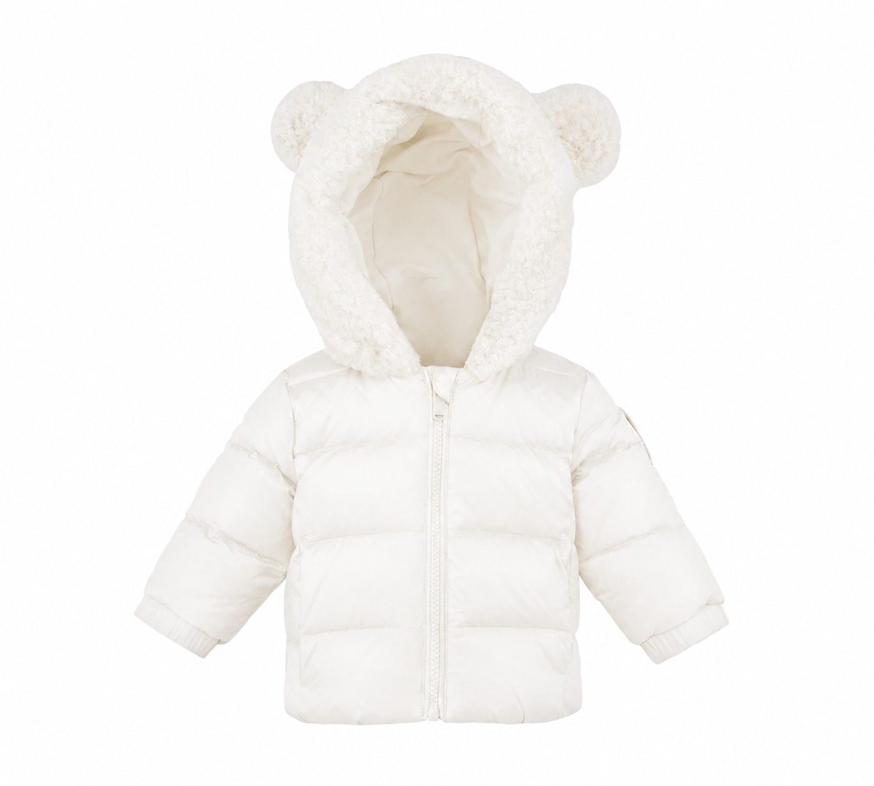 BOMBOOGIE DOWN JACKET W/EARS ON HOOD(3M-6M)