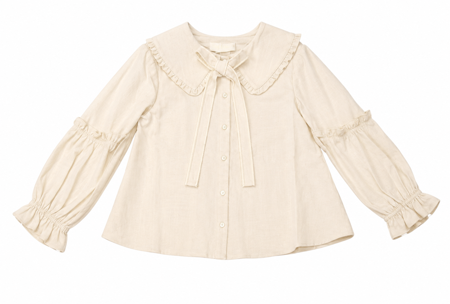 TIA CIBANI BELLA COLLARED BOW TOP (9-16Y)