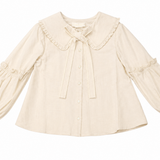 TIA CIBANI BELLA COLLARED BOW TOP (9-16Y)