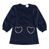 MIPOUNET CLOTILDE VELVET DRESS (2-10Y)