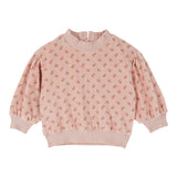 EMILIE & IDA IMPRIME VELOUR SWEAT TOP(6M-14A)