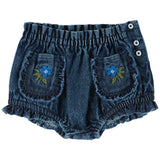EMILIE & IDA DENIM BRODE BLOOMER (9M-2A)