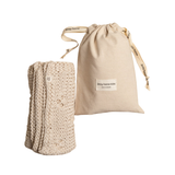 ANZY HOME HAND KNITTED POINTELLE BLANKET (OS)