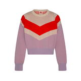 AO76 JESS C-NECK STRIPE SWEATER (10-16Y)