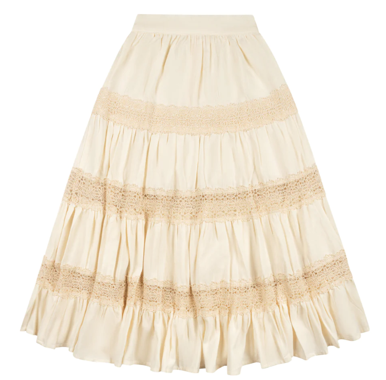 ATELIER PARSMEI PANELLED LACE SKIRT (12-20Y)