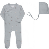 AURORA NAUTICAL FOOTIE W/BONNET (1M-9M)