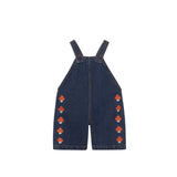 TINY COTTONS MUSHROOMS DUNGAREE(12M-24M)