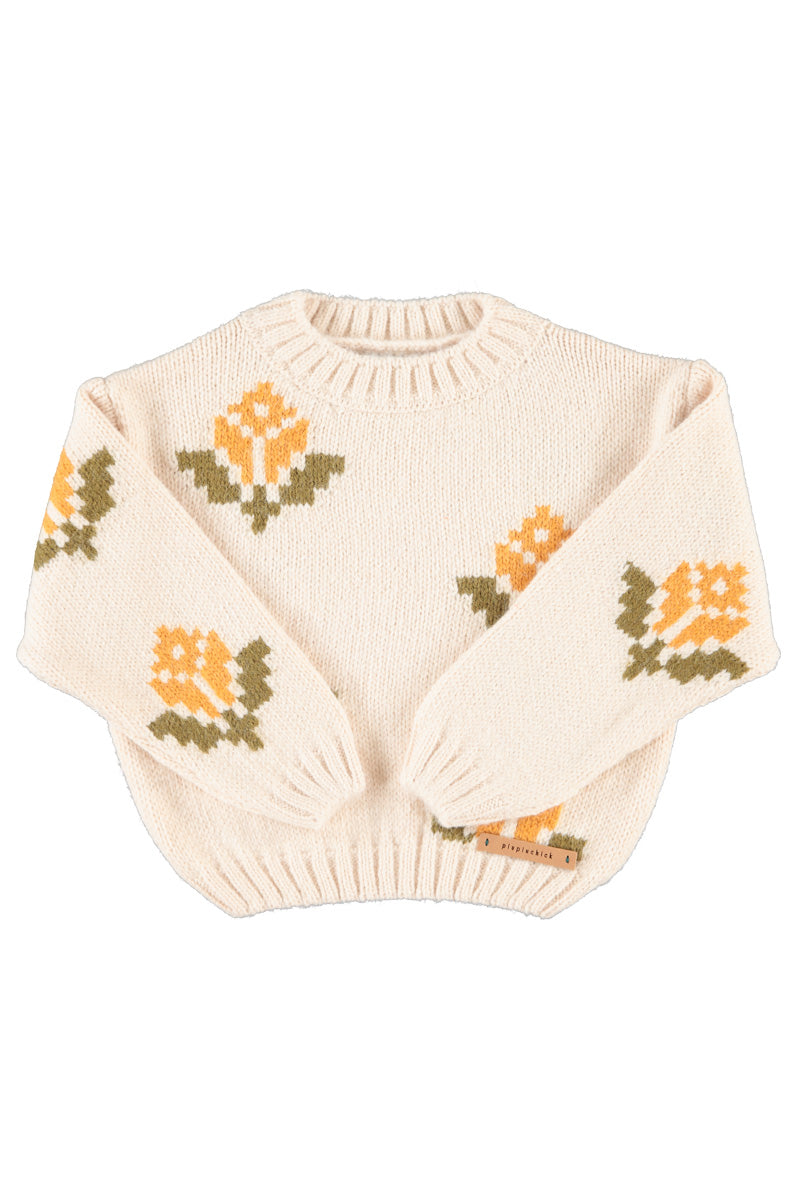PIUPIUCHICK JACQUARD SWEATER (3-14Y) – Klade Children's Boutique