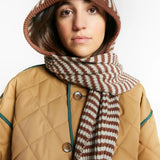 INDEE WAOWW STRIPED SCARF WITH HOOD (OS)