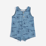 BOBO CHOSES PICKLES DENIM PLAYSUIT (9M-24M)