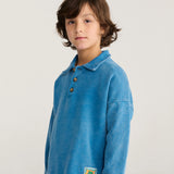 BOBO CHOSES BEAST TAG POLO SWEATSHIRT (2-11Y)