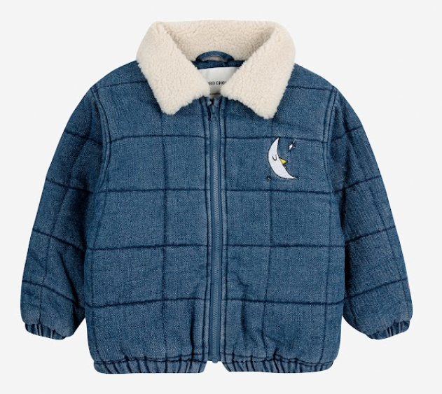 BOBO CHOSES BABY QUILTED DENIM JACKET (12M-24M)