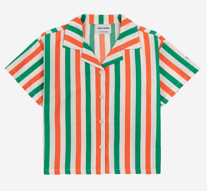 BOBO CHOSES VERTICAL STRIPES SHIRT(2-7Y)