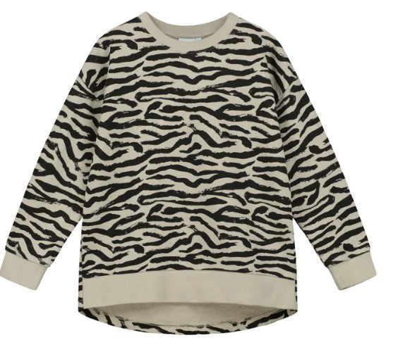 BEAU LOVES TIGER STRIPE RELAXED FIT SWEATER (2-13Y)