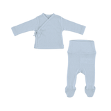 BEBE ORGANIC BEBE WRAP TEE WITH FOOTED LEGGINGS (NB-6M)