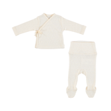 BEBE ORGANIC BEBE WRAP TEE WITH FOOTED LEGGINGS (NB-6M)