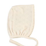 BEBE ORGANIC BEBE HEART BONNET (NB-9M)
