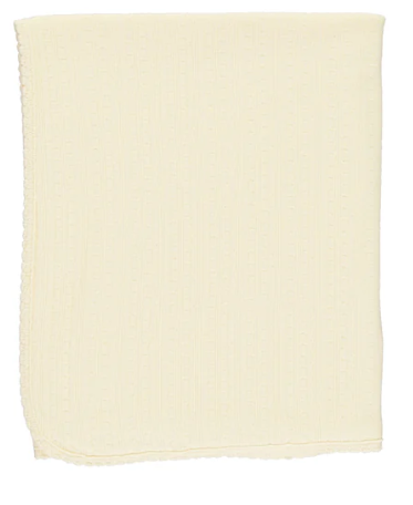 BEBE ORGANIC CHERRY POINTELLE BLANKET (OS)