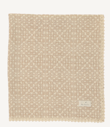 【omochi】bebe organic Joan Blanket Joan Blanket, Natural - Bebe Organic Blankets & Quilts